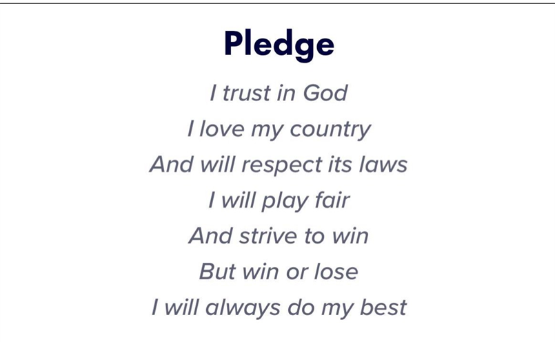 Little League Pledge