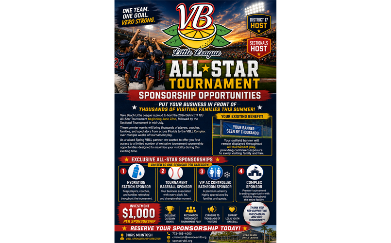 ALL STAR SPONSORSHIPS